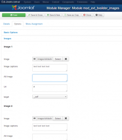 EXT bxSlider images module