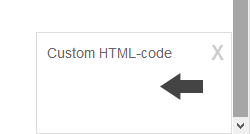 EXT Dropdown box custom HTML-code module
