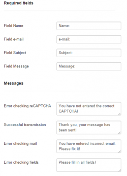 EXT Simple Contact Form module