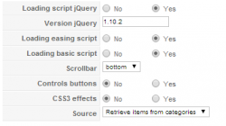 EXT Sly Scrollbar content for K2 module