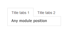 EXT Tabs module positions jQuery module