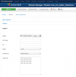EXT Skitter Slideshow Images module