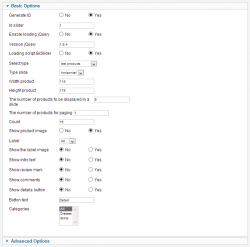 EXT BxSlider JoomShopping Slider Products module