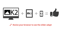 EXT bxSlider content for K2 module
