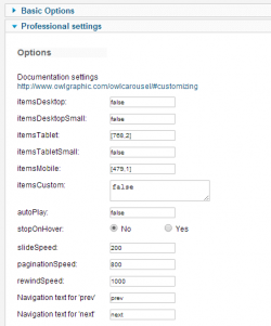 EXT Owl Carousel Products for VirtueMart module