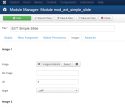 EXT Simple Slide Images module