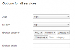 EXT Social buttons plugin
