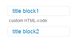 EXT Accordion custom HTML-code module