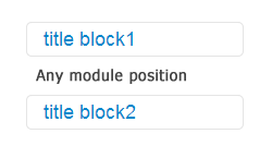 EXT Accordion module position module