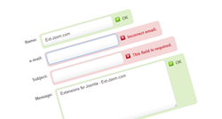 EXT Quick Contact Form jQuery module