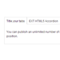 EXT Tabs module